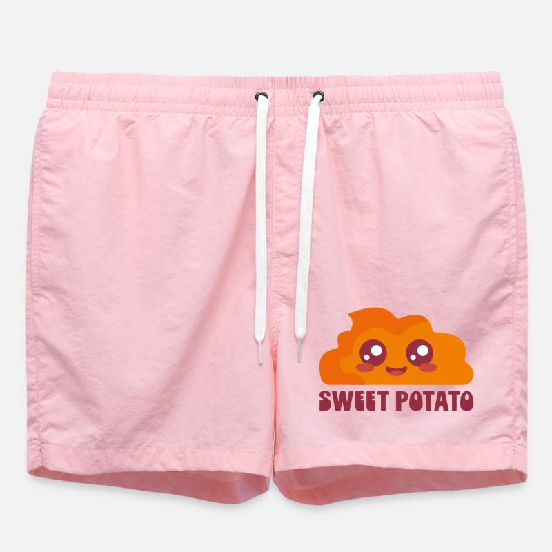 Patate douce dessin animé mignon - Short de bain - rose