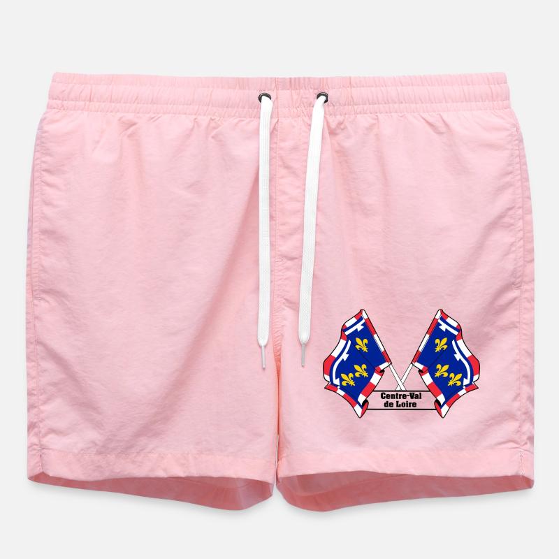 Texte du Centre-Val de Loire - Short de bain - rose