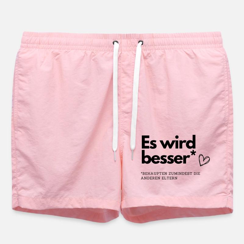 It gets better - Swim Trunks - pink