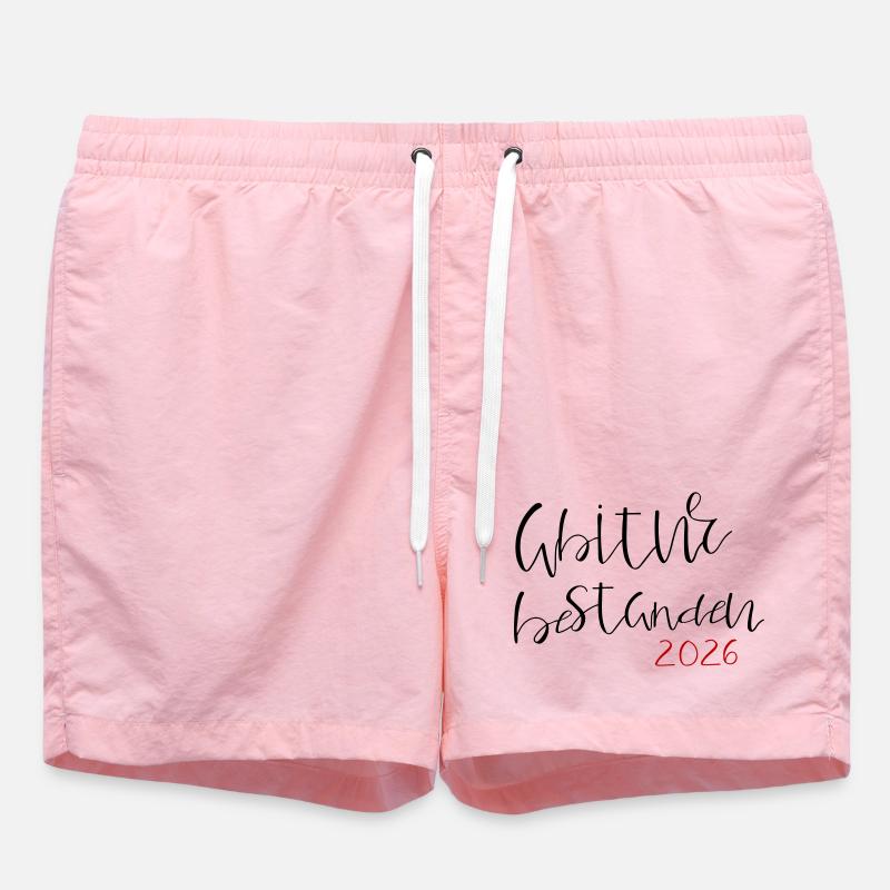 Abitur passed - Swim Trunks - pink