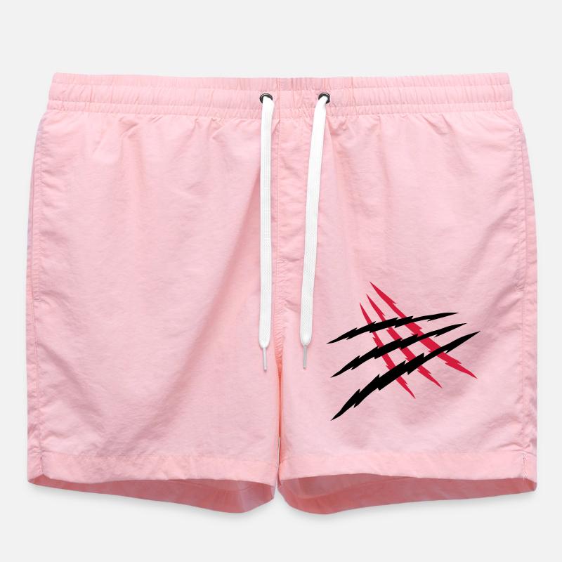 2 Kratzer Wunde - Badeshorts - Pink