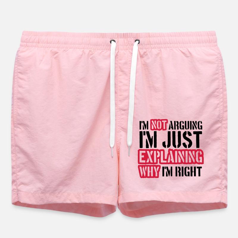 Je ne discute pas - Short de bain - rose
