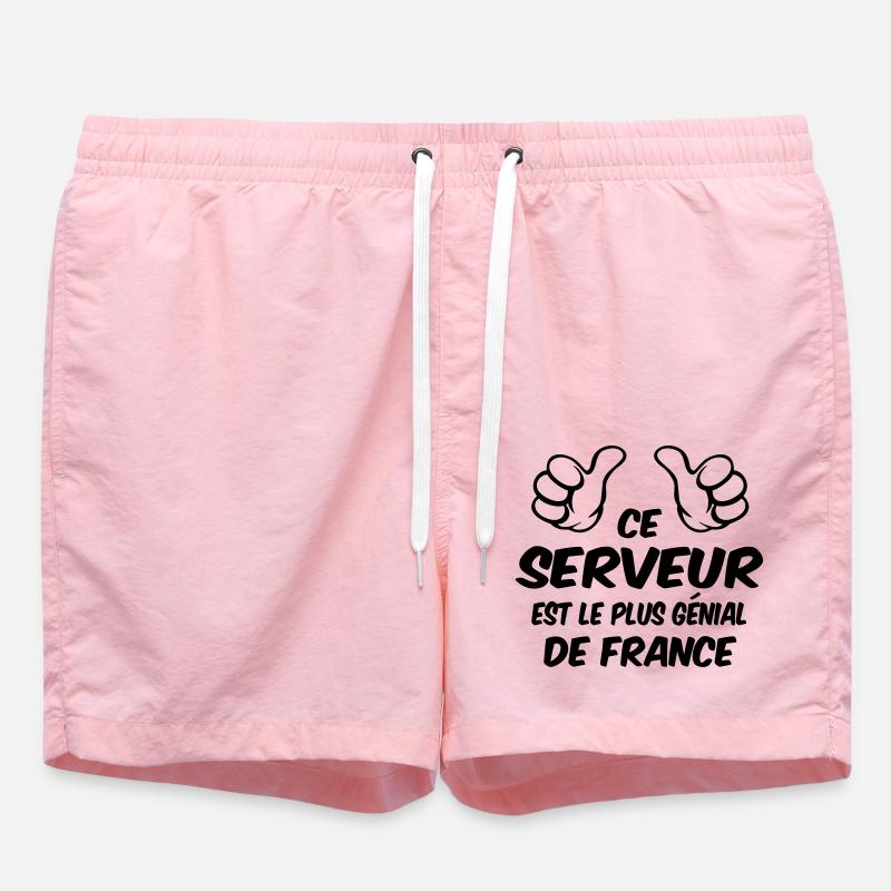 BEST SERVER - Swim Trunks - pink