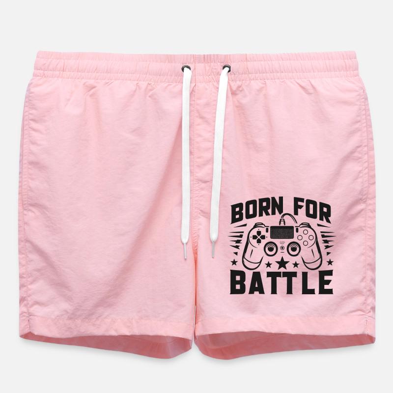 Né pour le combat - Short de bain - rose
