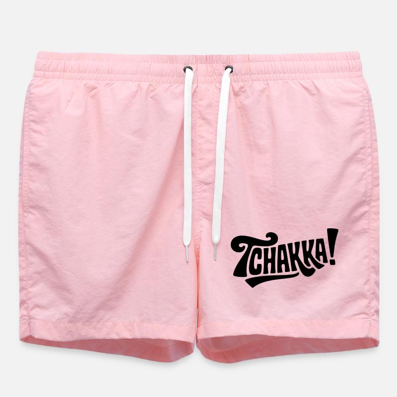 Tschakka Fun Motivations Statement - Badeshorts - Pink