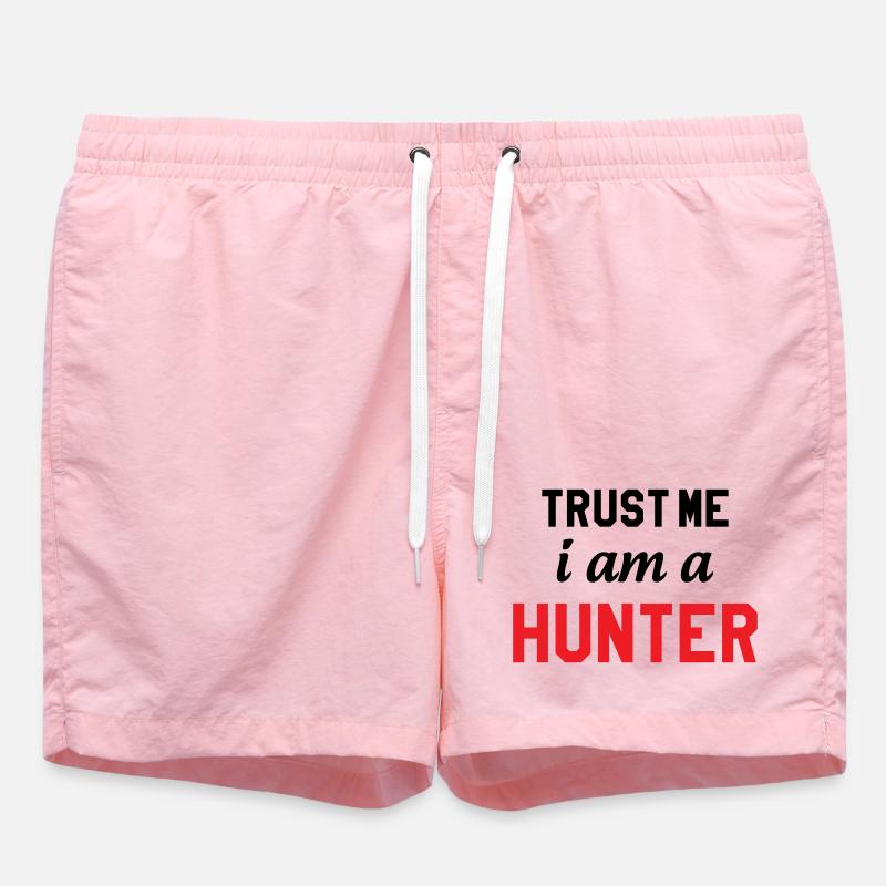 Crois moi, je suis chasseur - Short de bain - rose