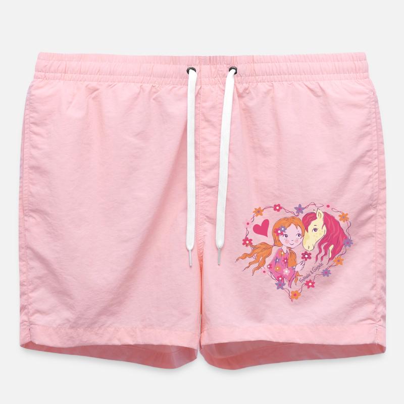 Fille de cheval - Short de bain - rose