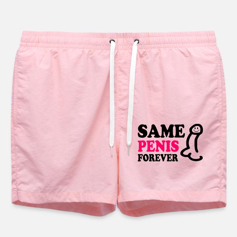 Same penis forever - Badeshorts - Pink