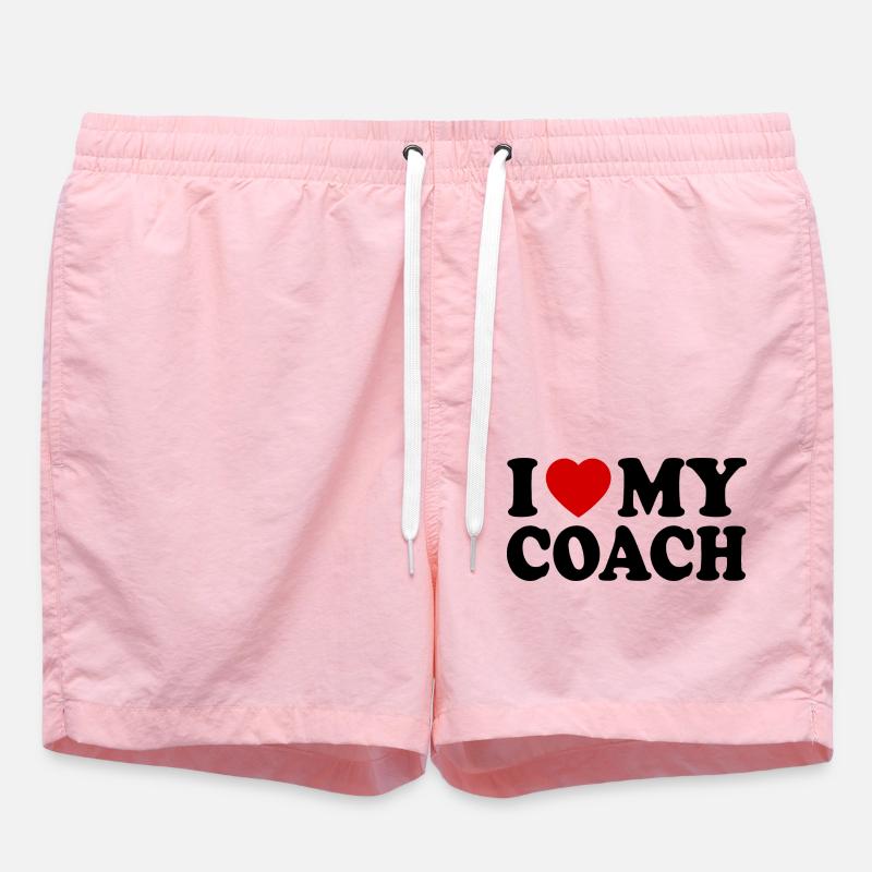 I love my coach - Short de bain - rose