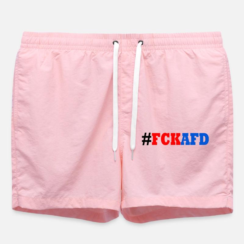 Fck afd - Badeshorts - Pink