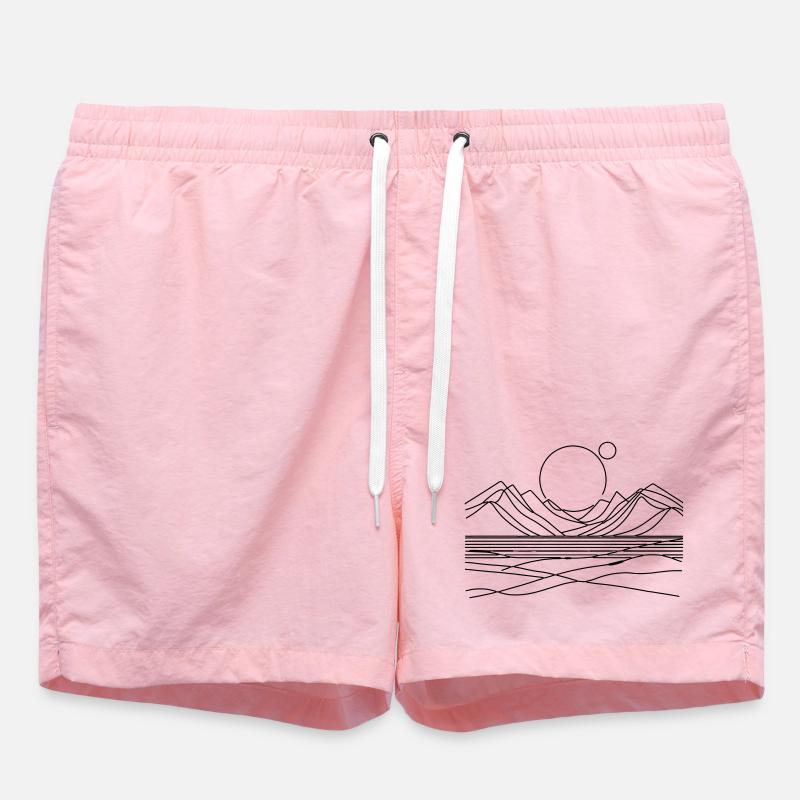Lever du soleil - Short de bain - rose