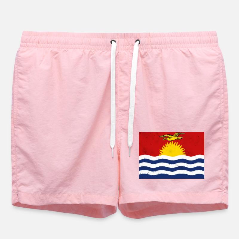 Drapeau de Kiribati - Short de bain - rose