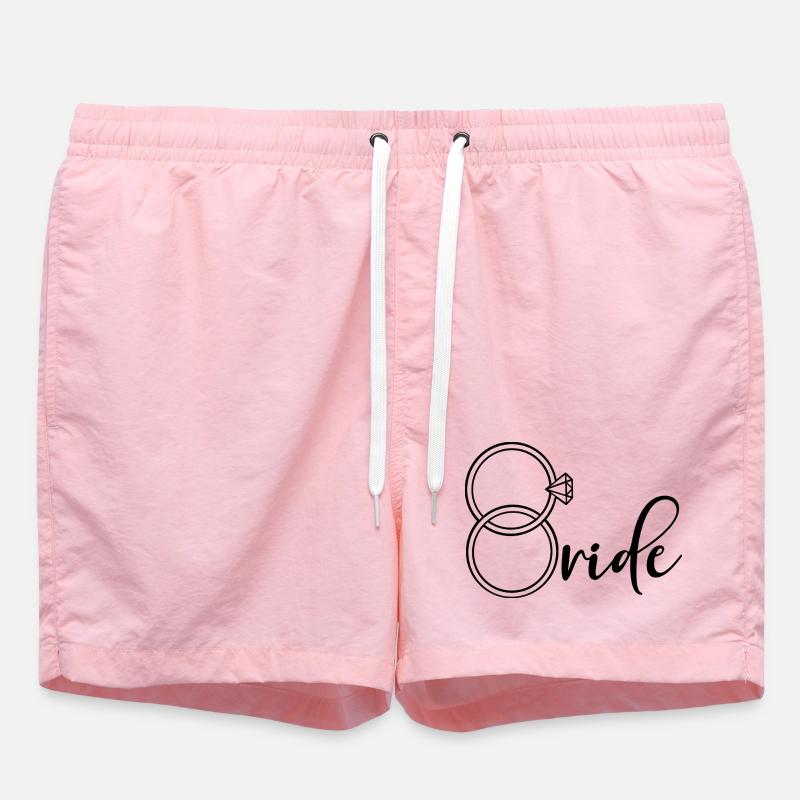Engagement Ring Bride - Swim Trunks - pink