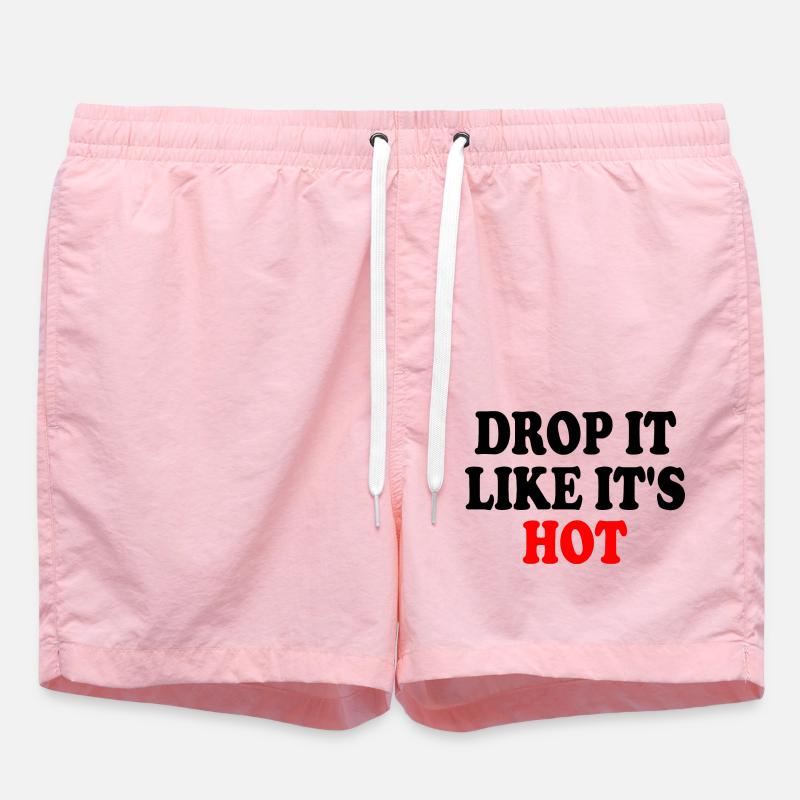 drop it like its hot - Short de bain - rose