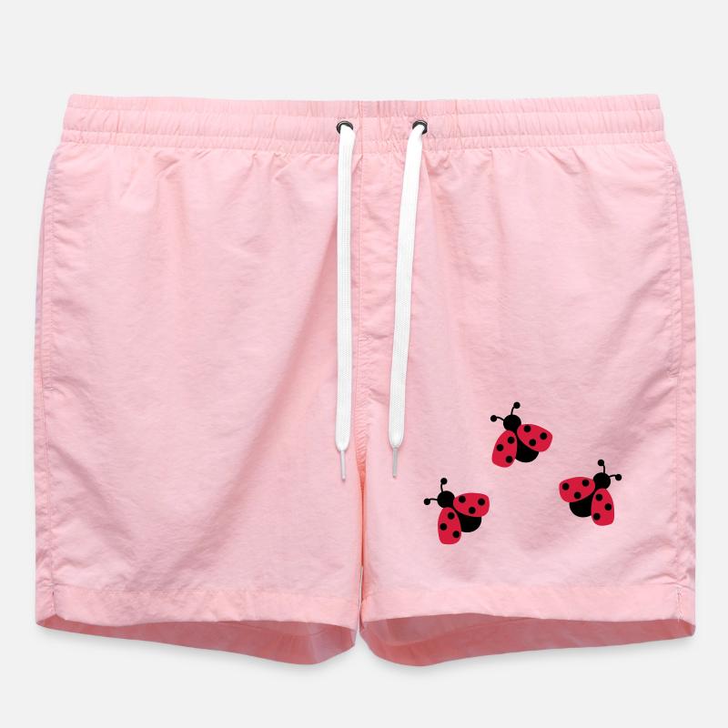 6254398 118120415 Marienkaefer - Short de bain - rose