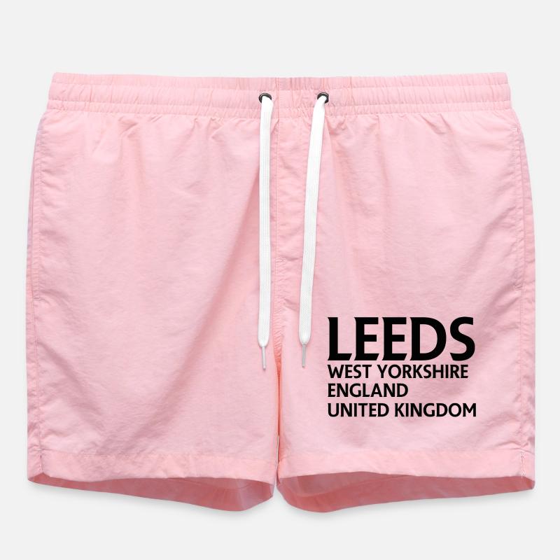 Leeds – Angleterre Conception des paroles - Short de bain - rose