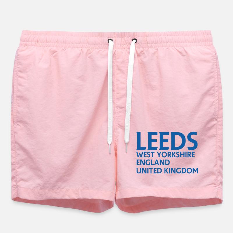 Leeds – Angleterre Conception des paroles - Short de bain - rose