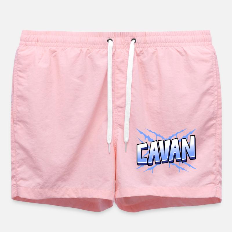 Comté de Cavan, Irlande - Short de bain - rose