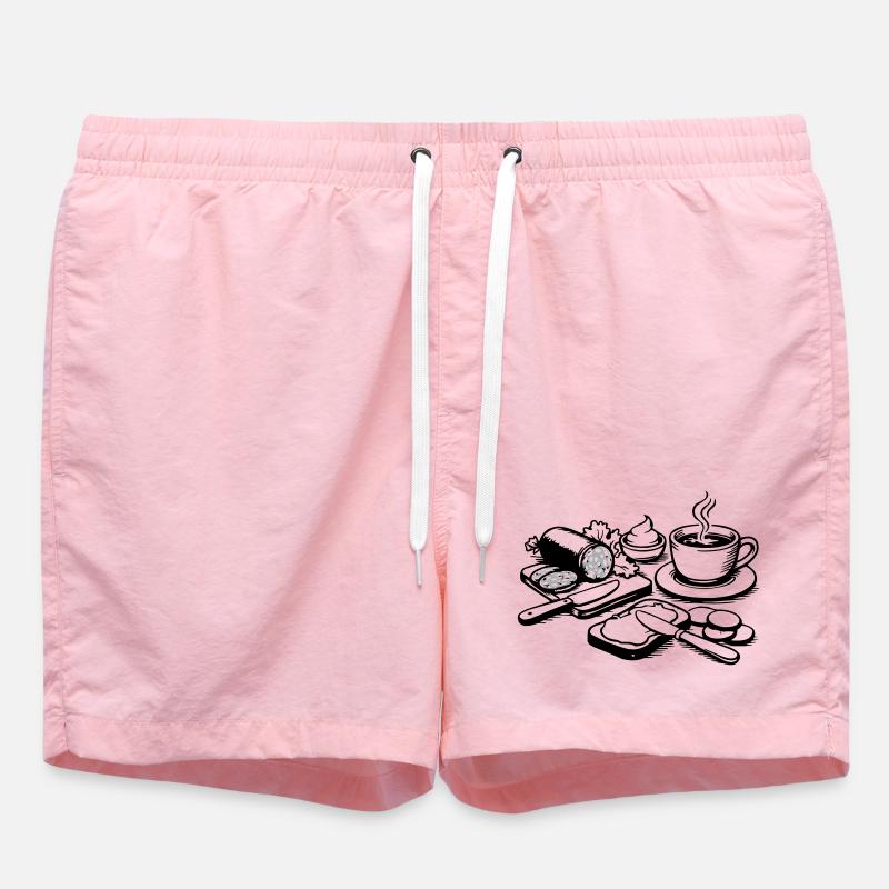 repas - Short de bain - rose