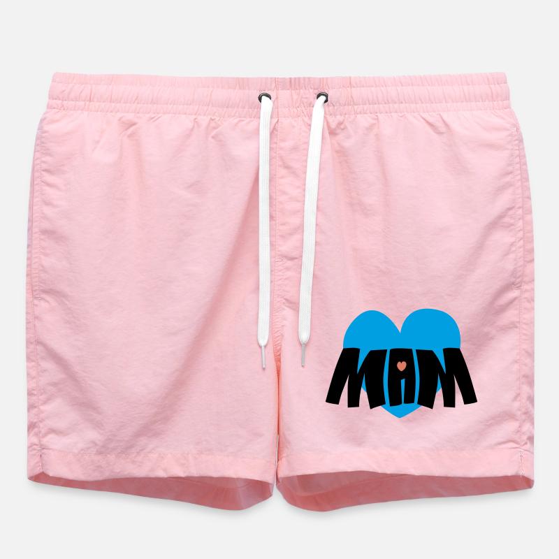Cœur de maman - Short de bain - rose
