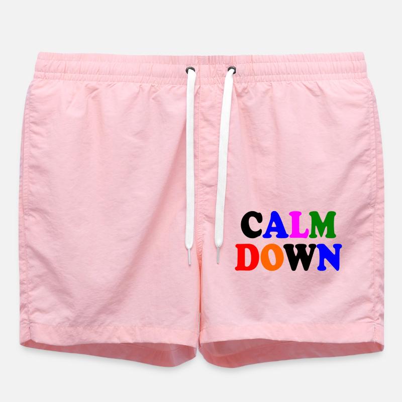 Calm down - Swim Trunks - pink