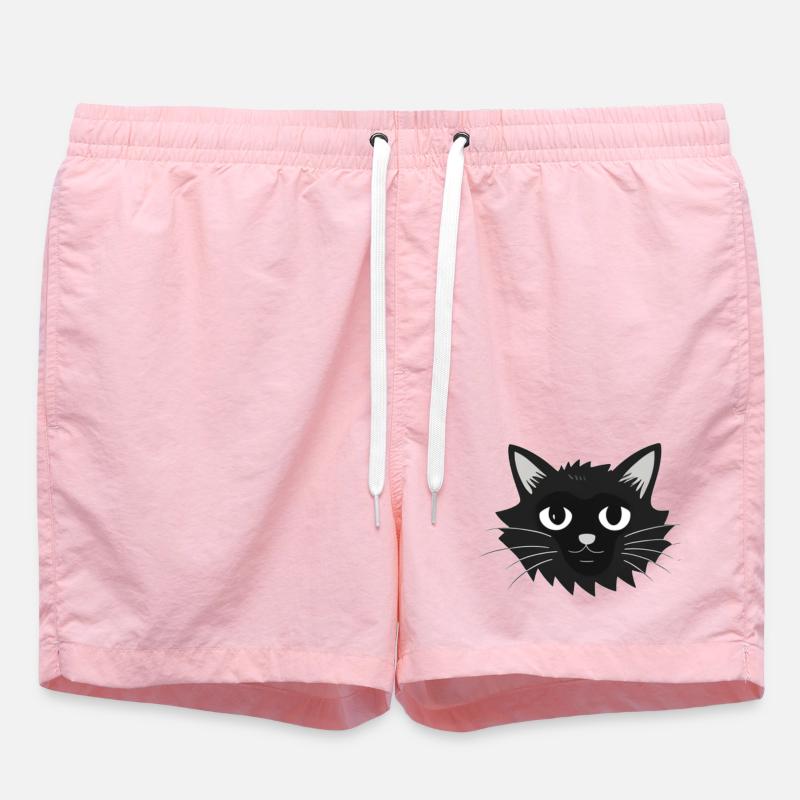 Visage de chat Katzengesicht - Short de bain - rose