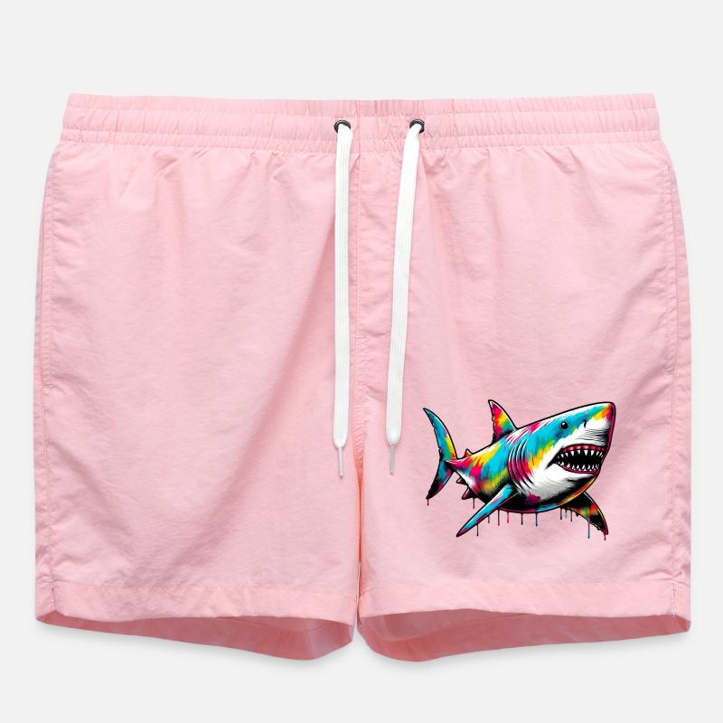 Requin - Short de bain - rose