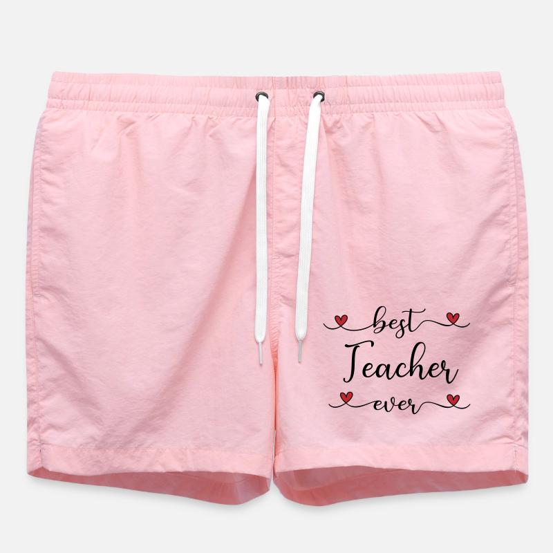 Bedste lærer - Badeshorts - pink