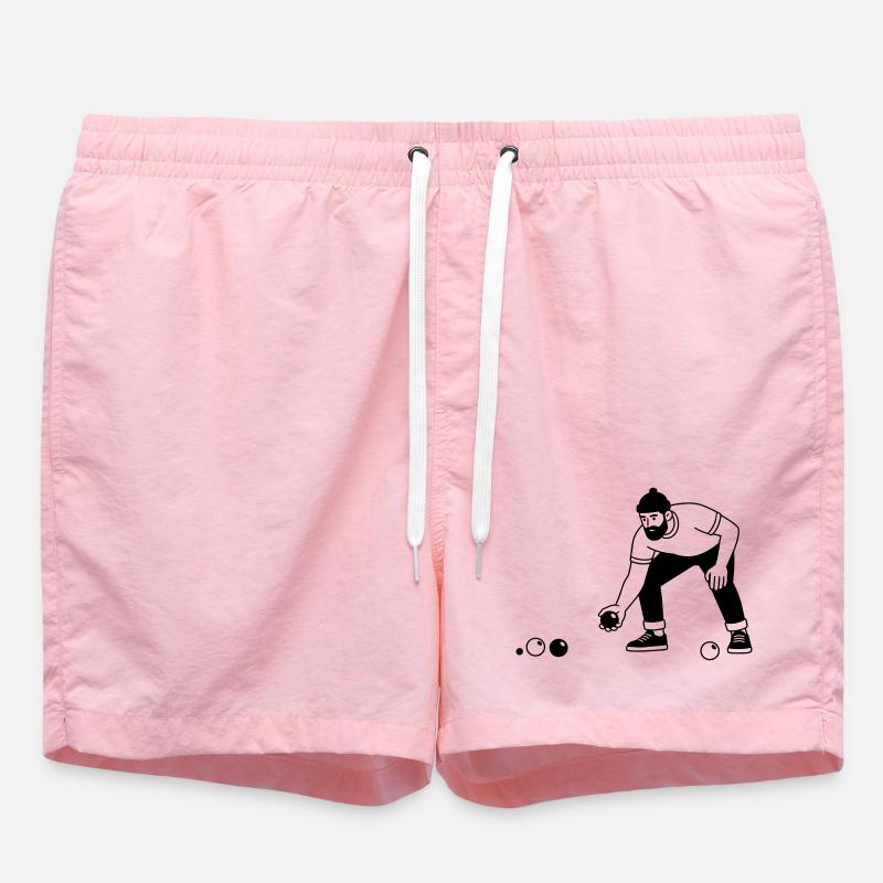 Bocce - Swim Trunks - pink