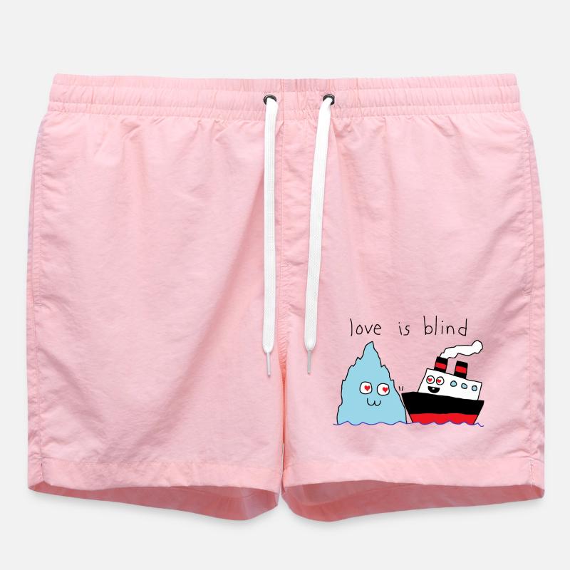 L’amour est aveugle - Short de bain - rose