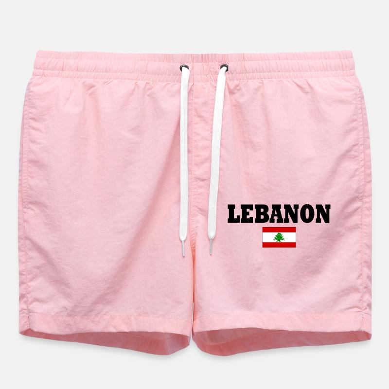 Liban - Short de bain - rose