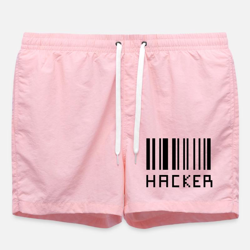 Hacker - Swim Trunks - pink