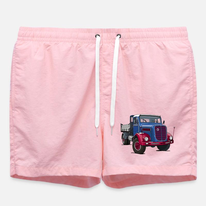 Camion oldtimer - Short de bain - rose