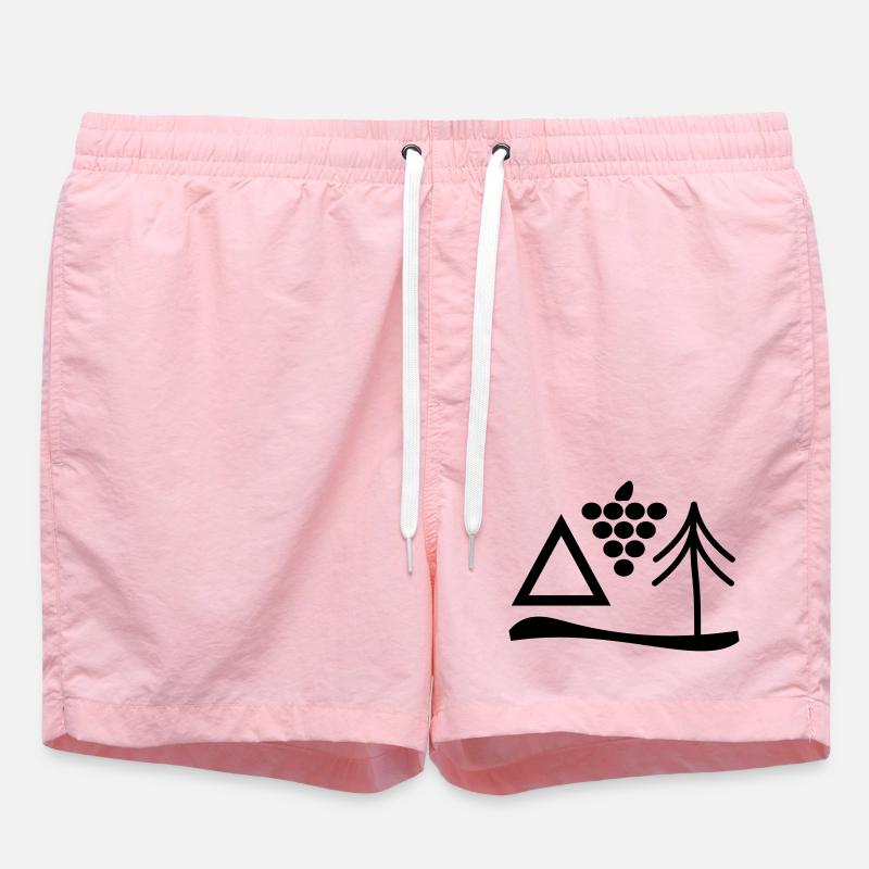 Timeout - Swim Trunks - pink