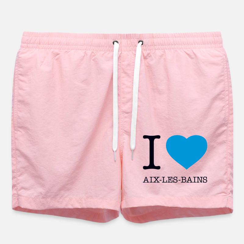 I LOVE AIX-LES-BAINS - Badeshorts - Pink