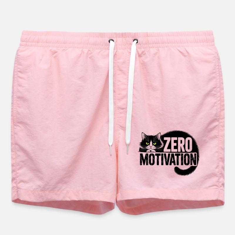 Chat sans motivation - Short de bain - rose
