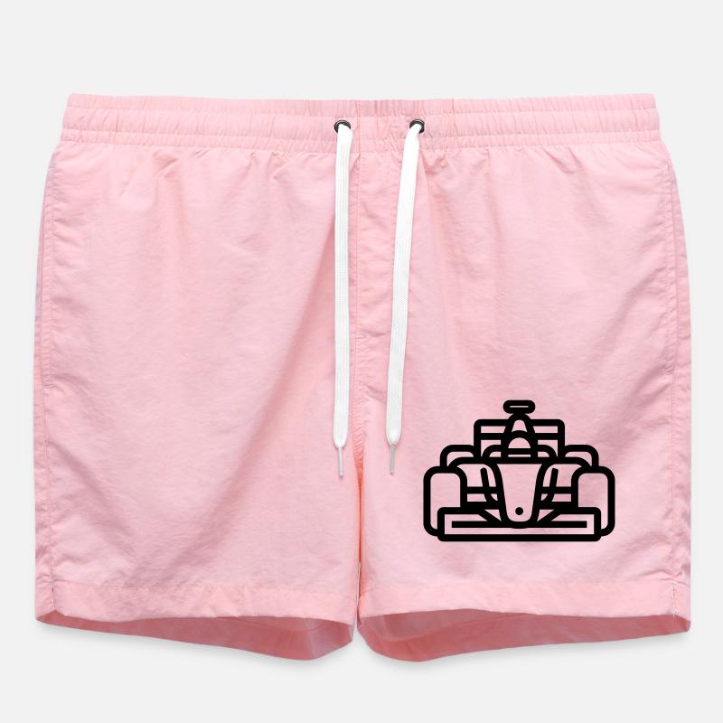 voiture de course - Short de bain - rose