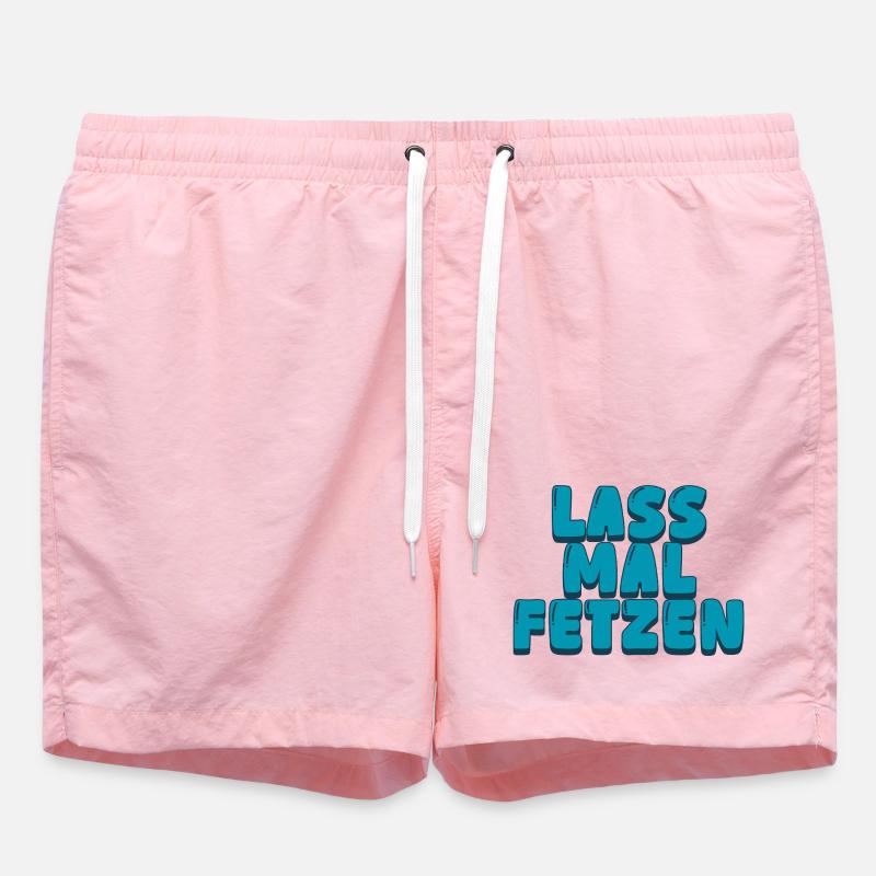 3. Let it shred - Swim Trunks - pink