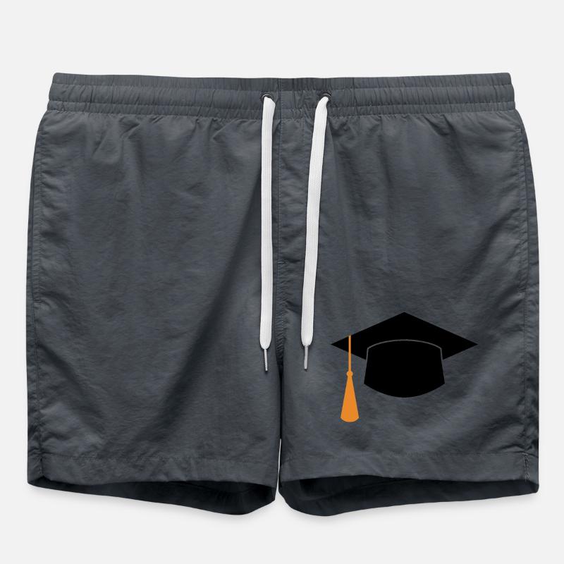 Graduation Cap - Swim Trunks - undefined