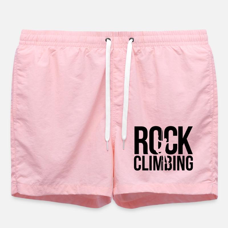 rock climbing - Swim Trunks - pink