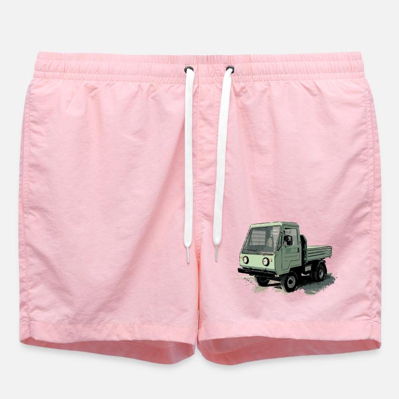 Camion MULTICAR DDR - Short de bain - rose
