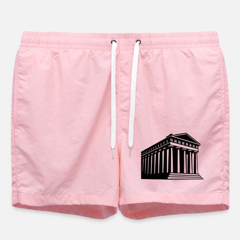 Construire la Grèce - Short de bain - rose