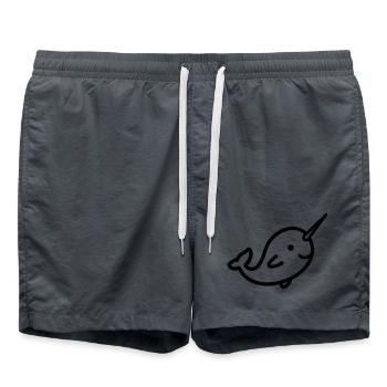 narwhal - Swim Trunks -  - Front