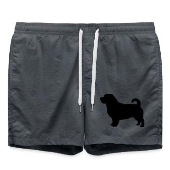 Silhouette du Norfolk Terrier - Short de bain -  - Devant
