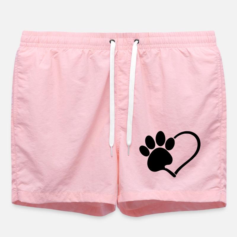 Hunde liebe - Badeshorts - Pink