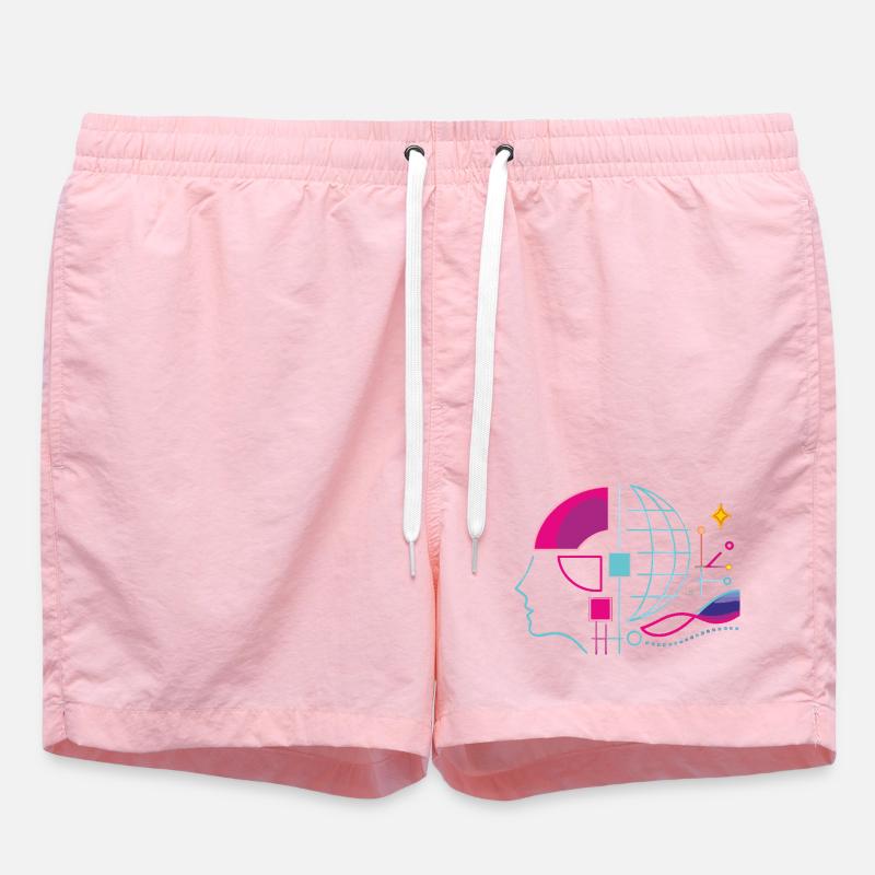 Globale Intelligenz - Badeshorts - Pink