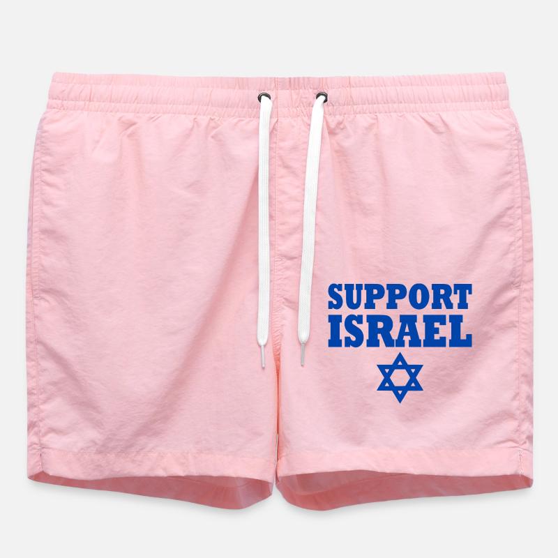 Support israel - Swim Trunks - pink