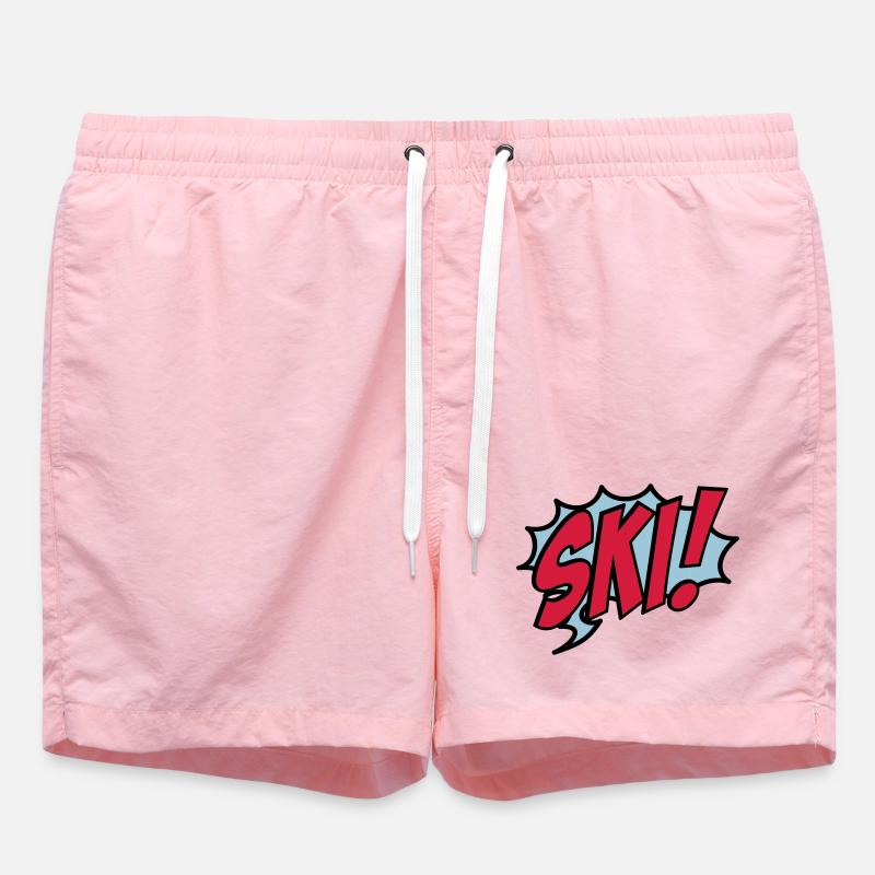 Ski - Short de bain - rose
