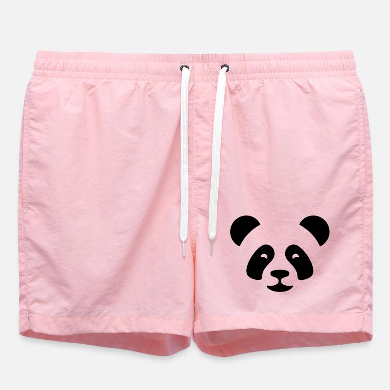 Panda - Swim Trunks - pink