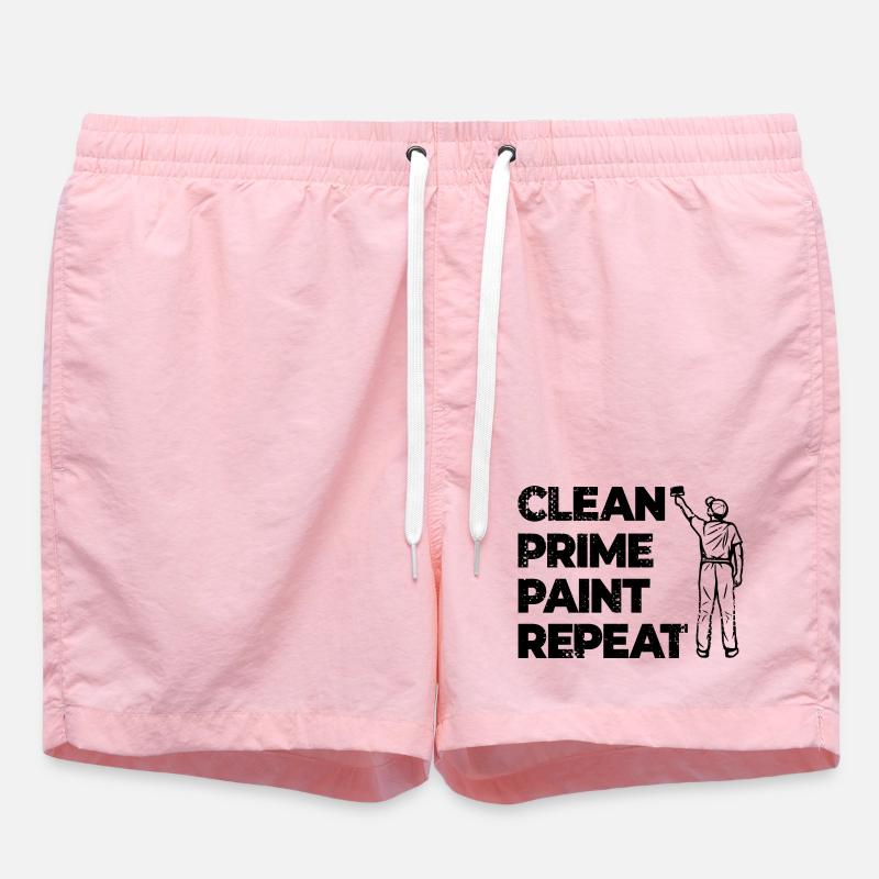 Flux de travail Painter - Short de bain - rose